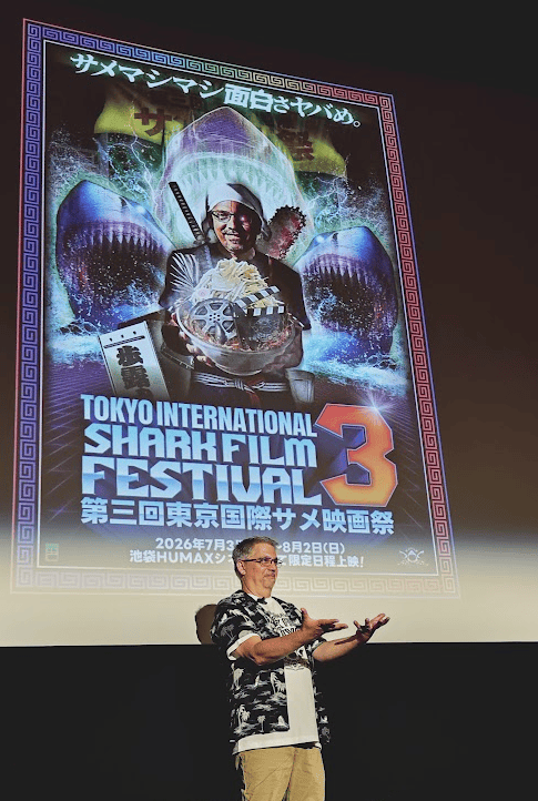 第３回東京国際サメ映画祭でのポロニア監督